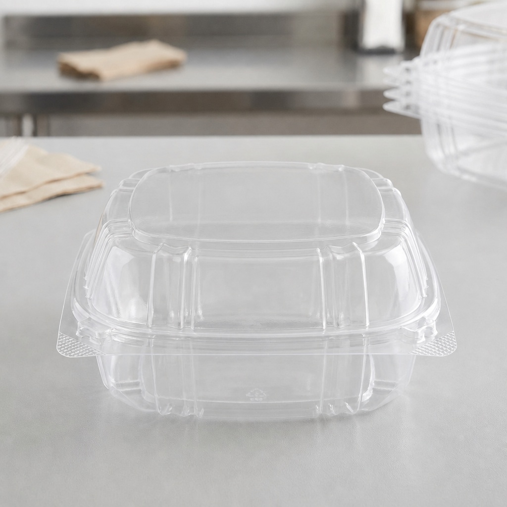 Hinged Clear Container 5×5 – Case of 500
