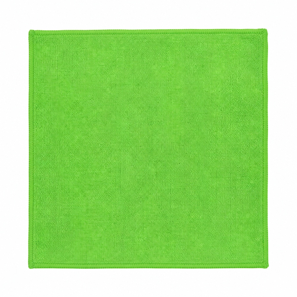 Cleaning Cloth Microfiber 16X16 Green Square – Pack of 24