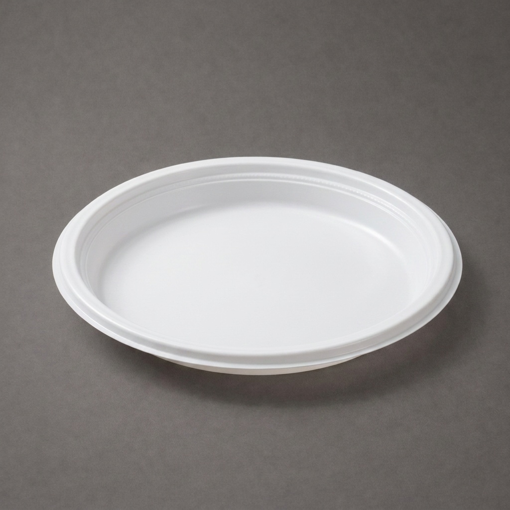 Plastic Plates White 6″ – Case of 800