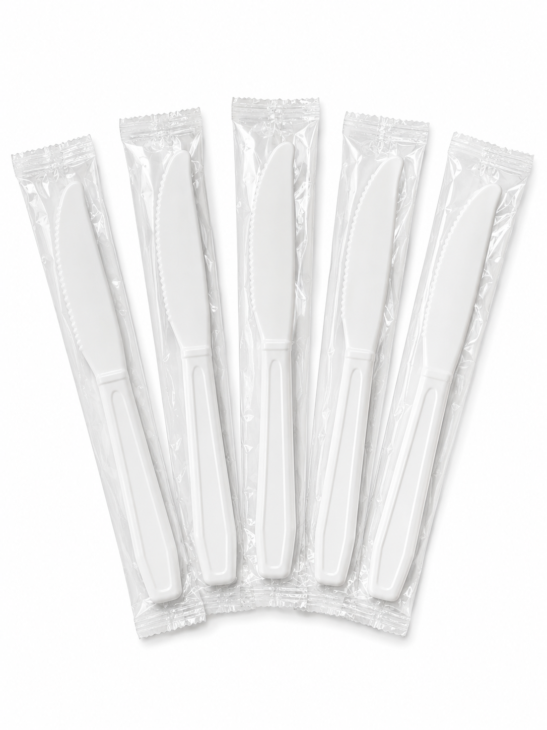 Knives Individually Wrapped Heavy White – Case of 1000