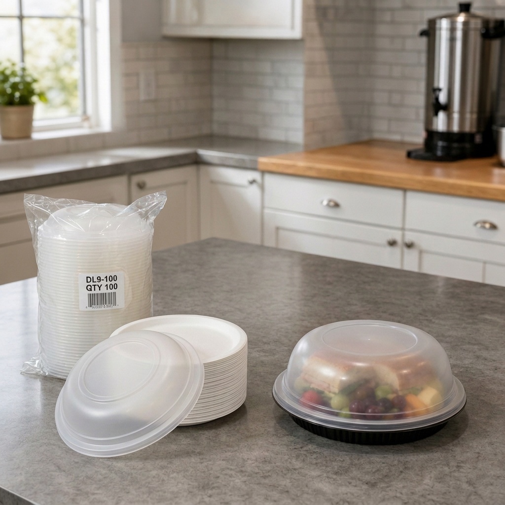 Translucent Dome Lid for 9” Plate – Case of 500