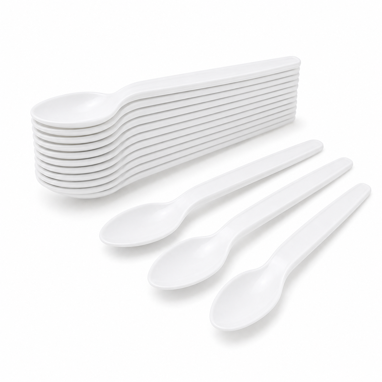 Teaspoons White Heavy Weight – Case of 1000