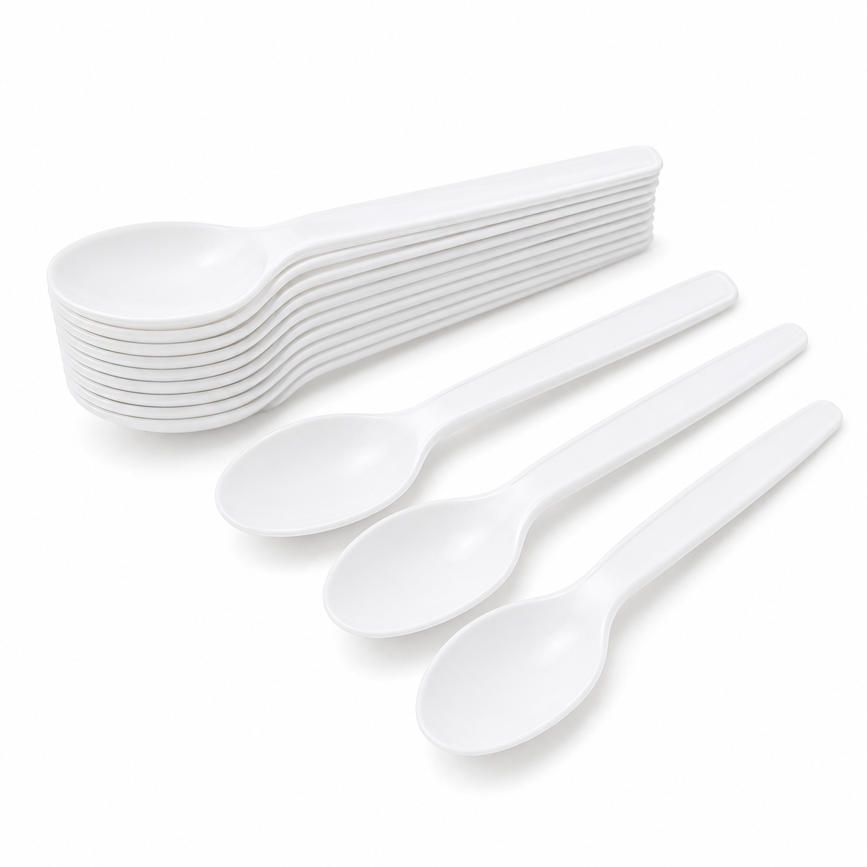 Soup Spoons White Heavy Weight – Case of 1000