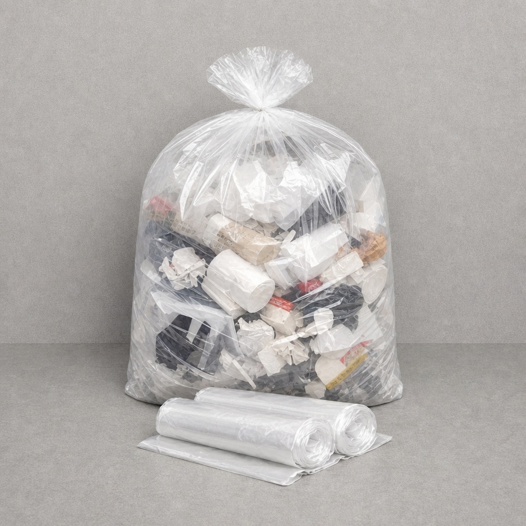 Garbage Bags Clear 30 Gallon 30x37 10 Mic – Case of 500