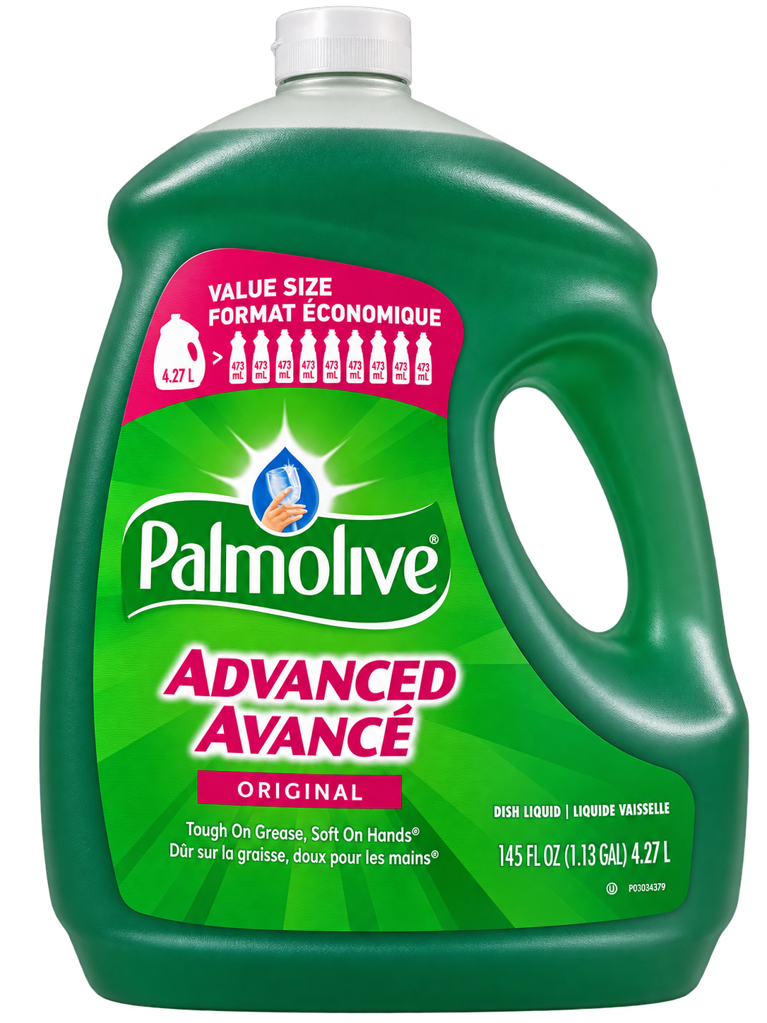 Palmolive Advanced Original Dishwashing Liquid 145 oz - Case of 4