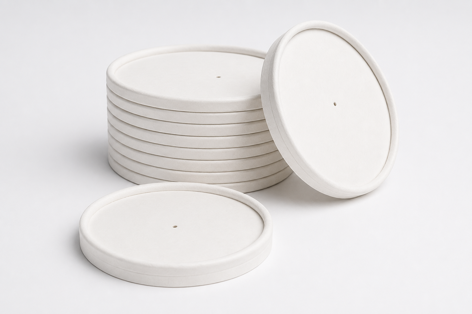Paper Lid for Paper Soup Bowl 8 oz /12 oz – Case of 1000