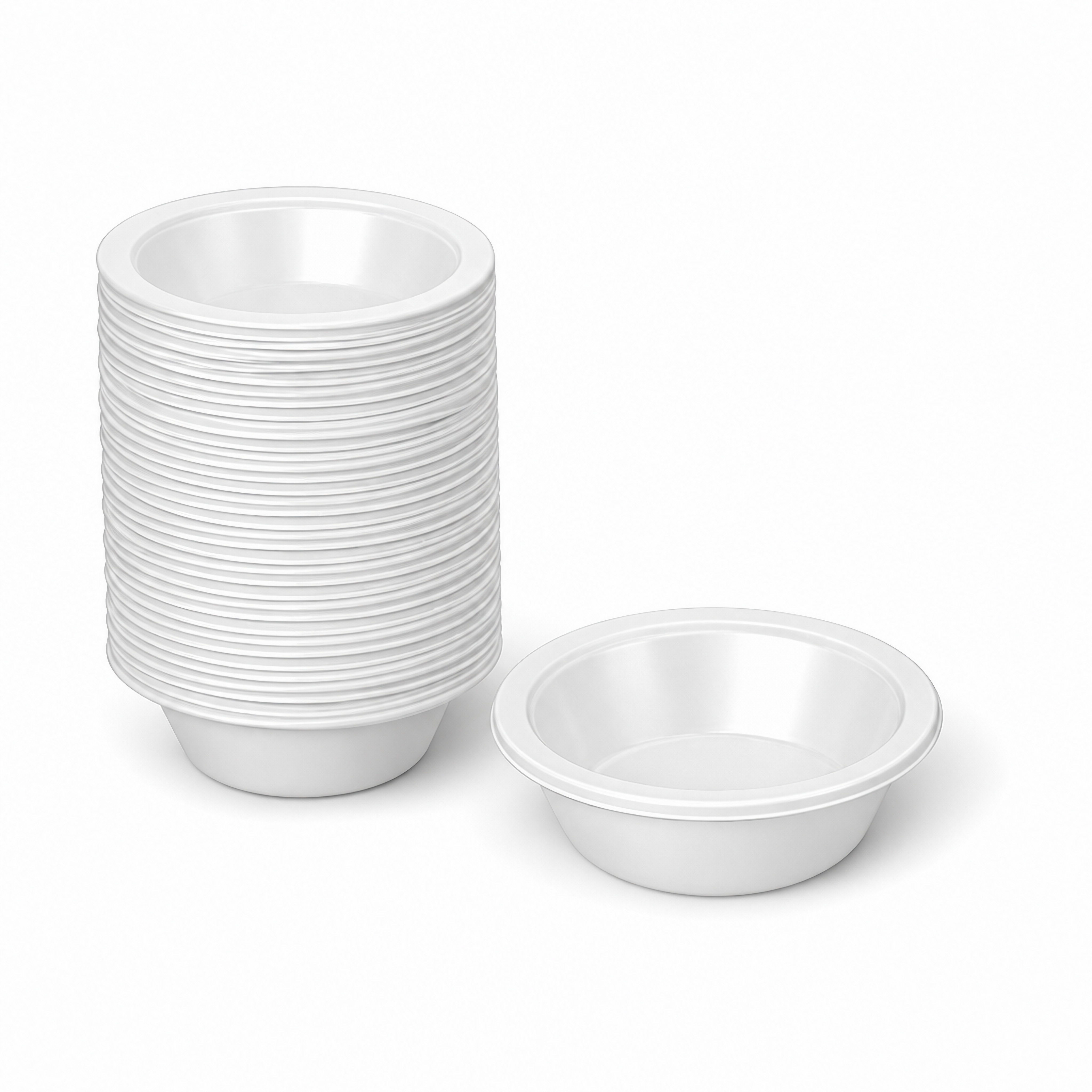 Plastic Bowls White 5 oz – Case of 800