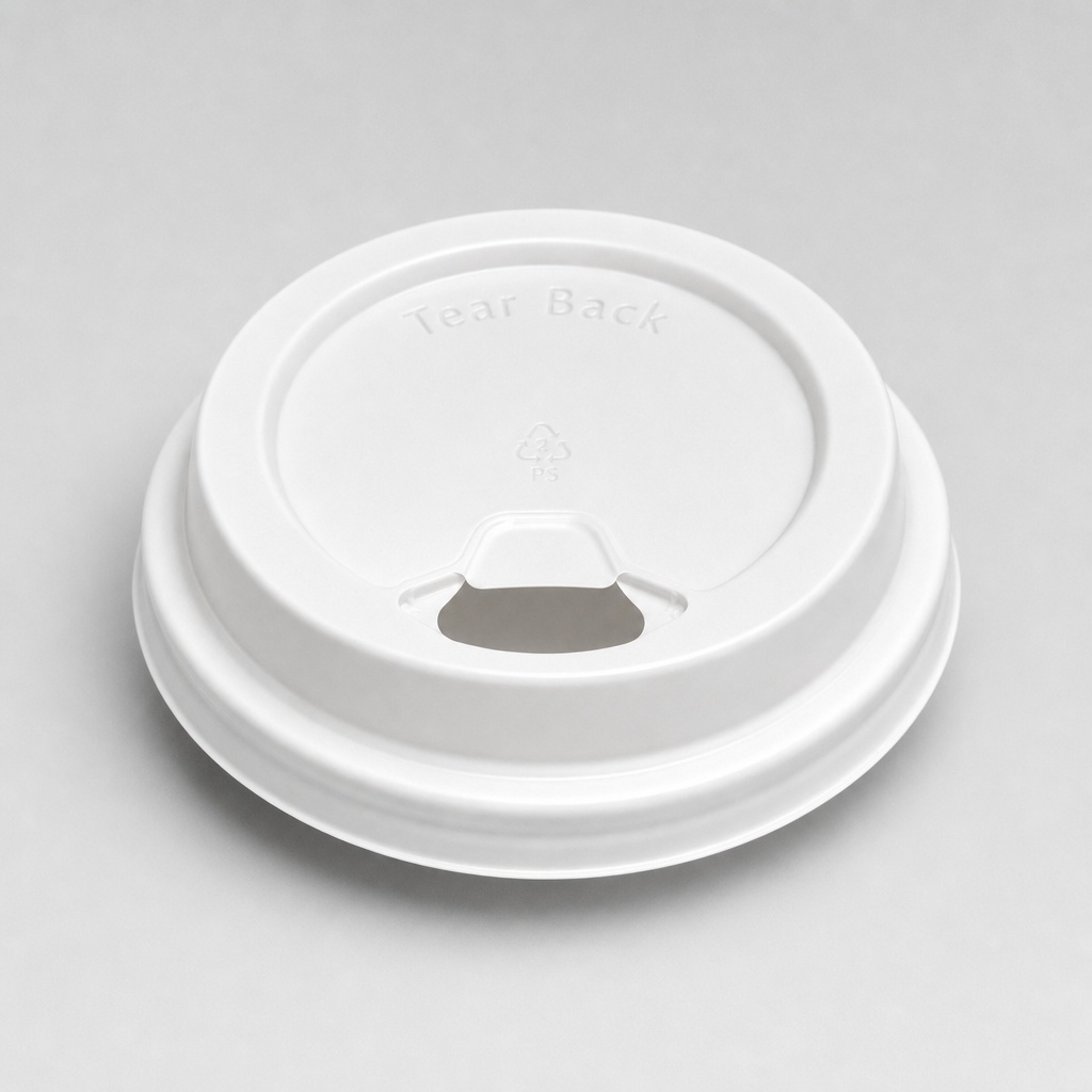 Lid Tear Back for Paper Hot Cup 8 oz – Case of 1000