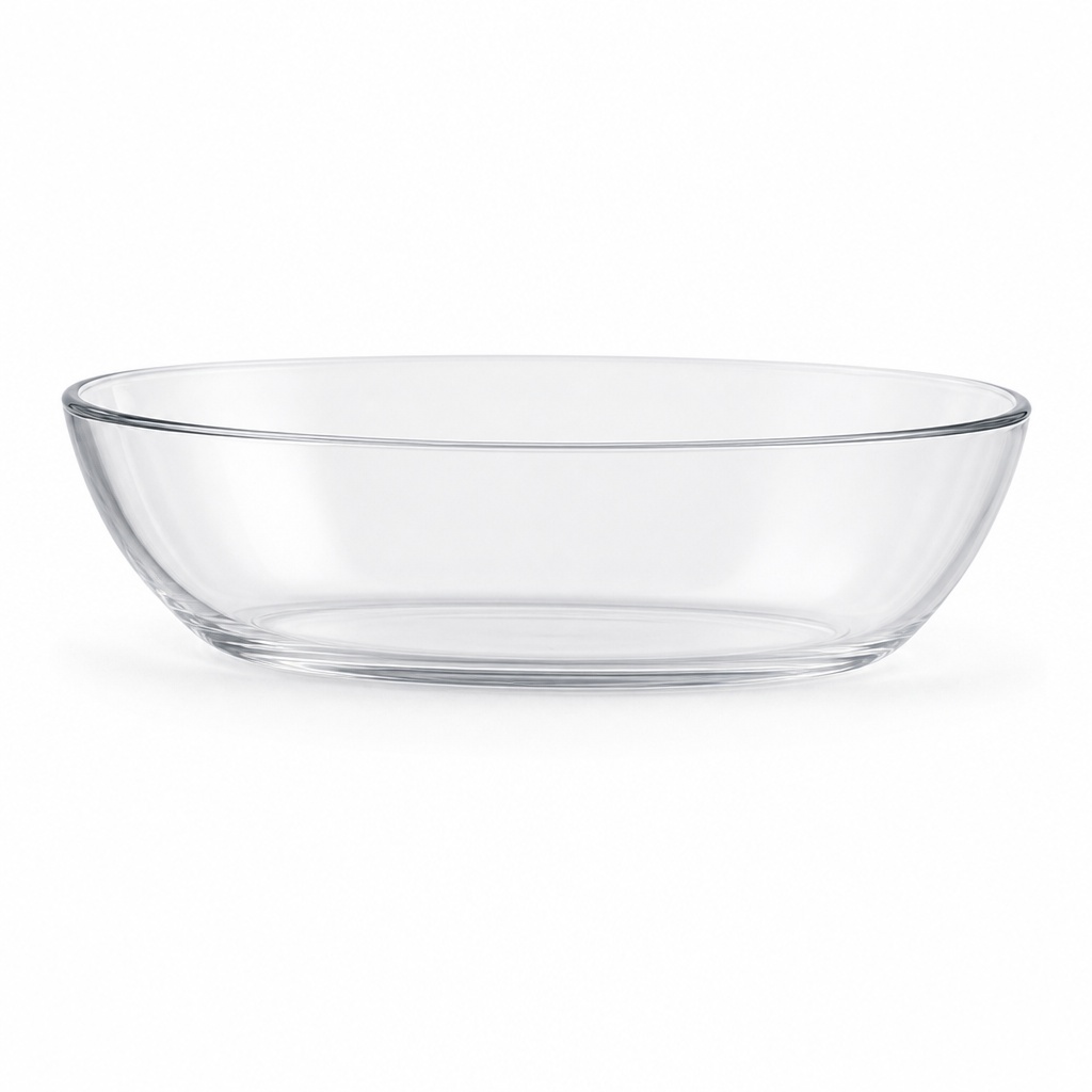 Oval Salad Bowl Clear 32 oz – Case of 50