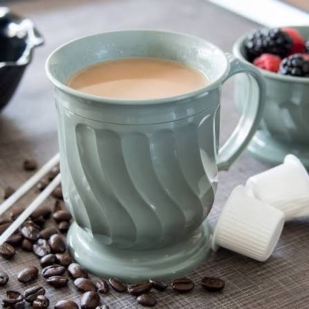 Turnbury Insulated Pedestal Base Mug, 8 oz Latte – Case of 48
