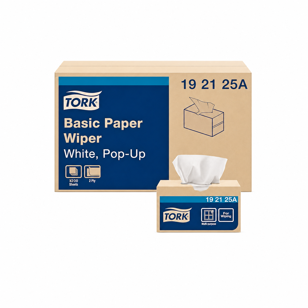 Tork Multi-purpose Wipes White 110/Box – Case of 18