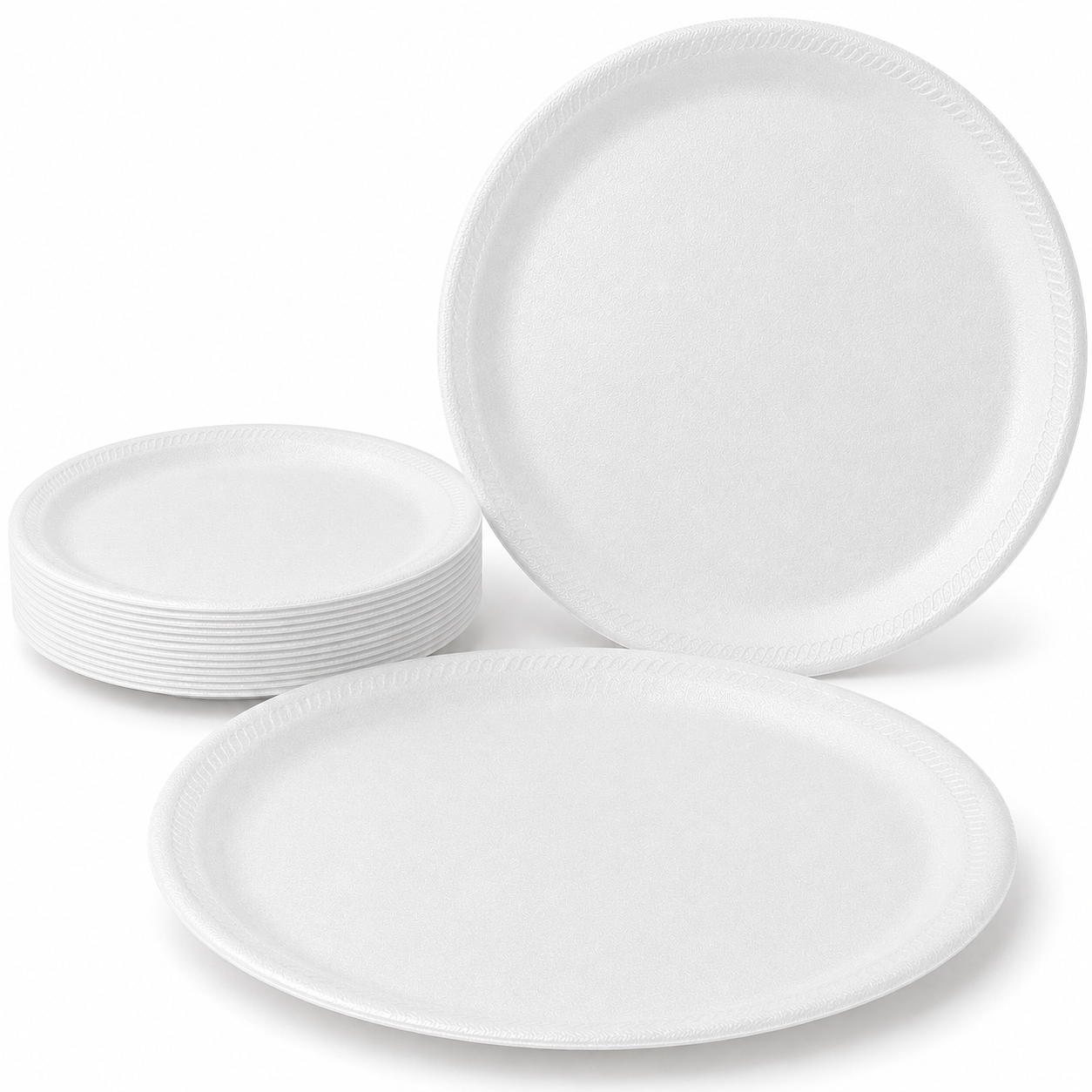 Foam Plate 9″ – Case of 1000