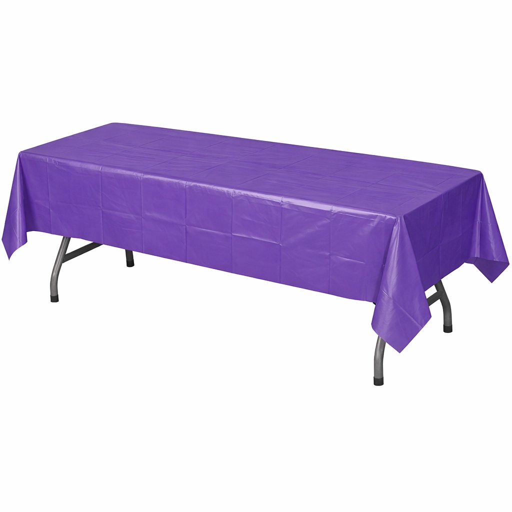 Table Cover Plastic 54×108 – PURPLE – Each
