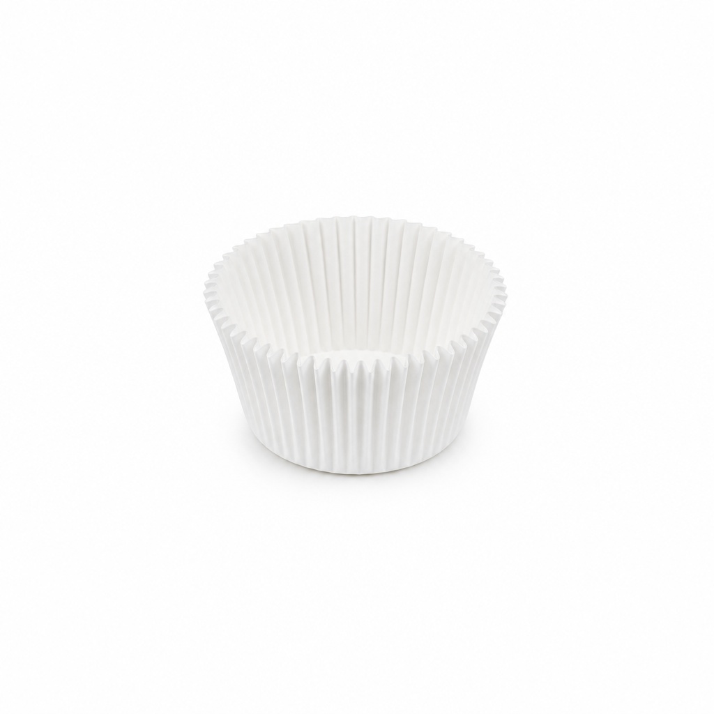 Muffin Round Baking Cup White FC1875x450 – Case of 4/500’s/Pack