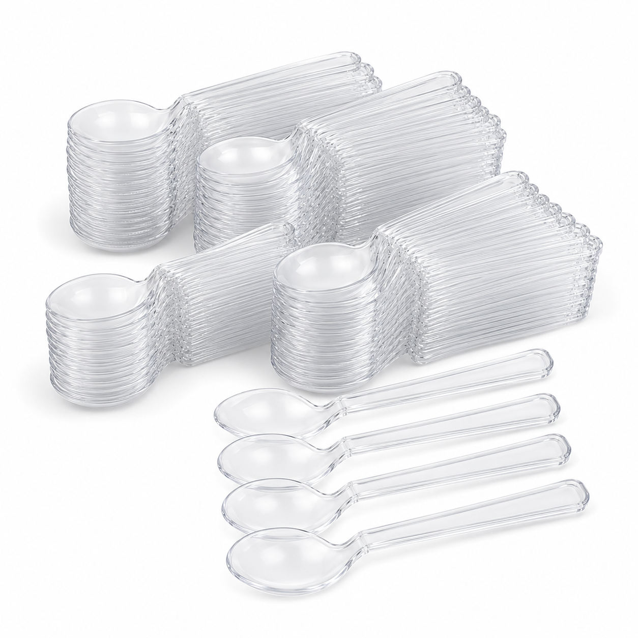 Clear Soup Spoons Heavy Weight – Case of 1000