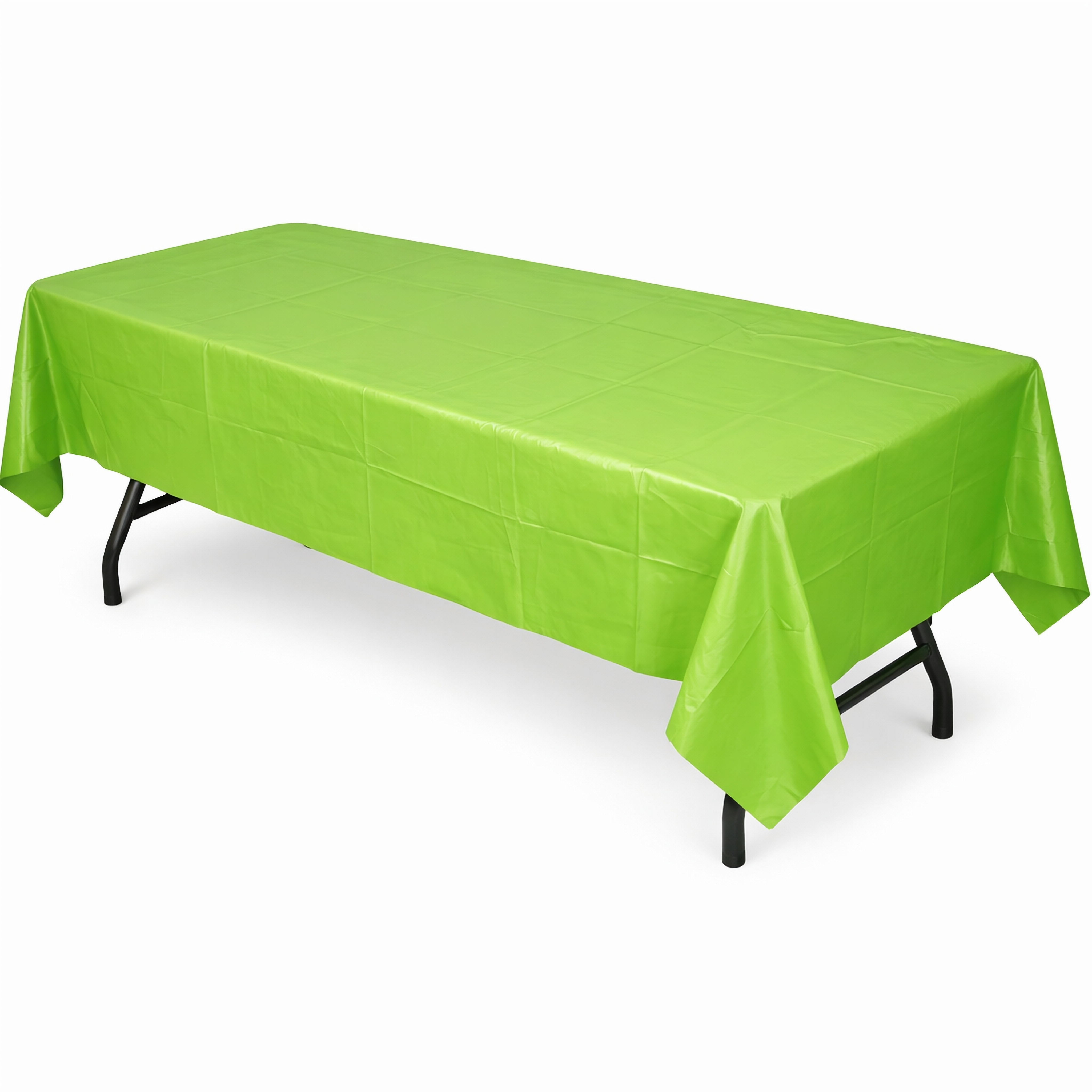 Table Cover Plastic 54×108 – LIME GREEN – Each