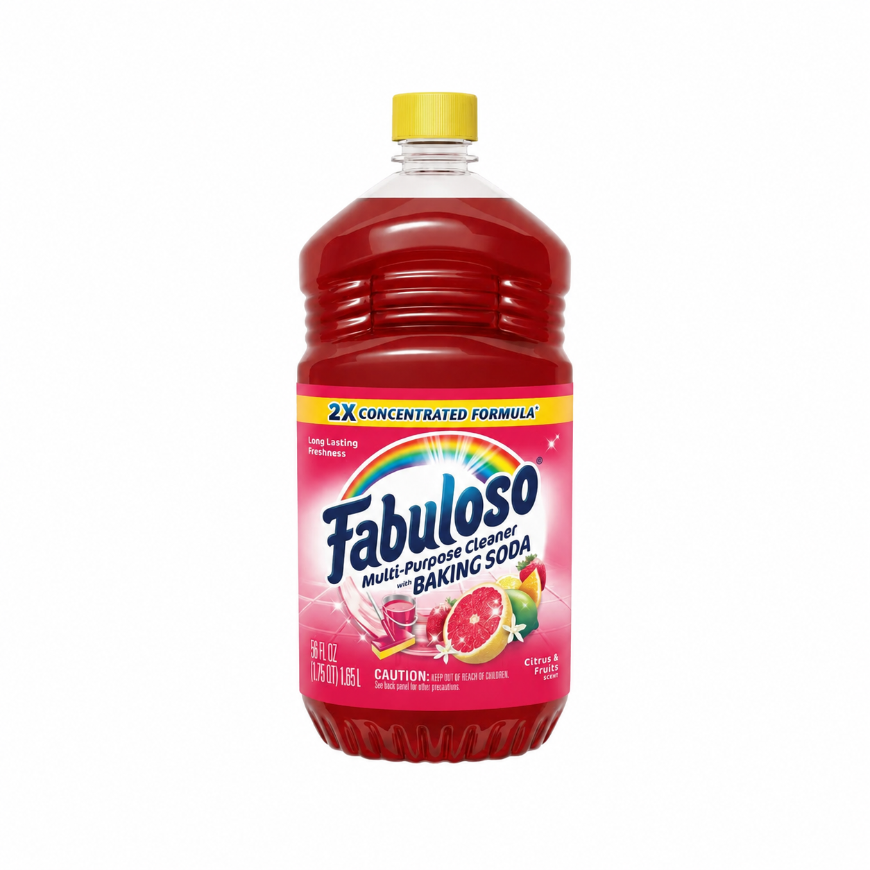 Fabuloso Concentrated Citrus and Fruits Baking Soda 56 oz. – 4/Case
