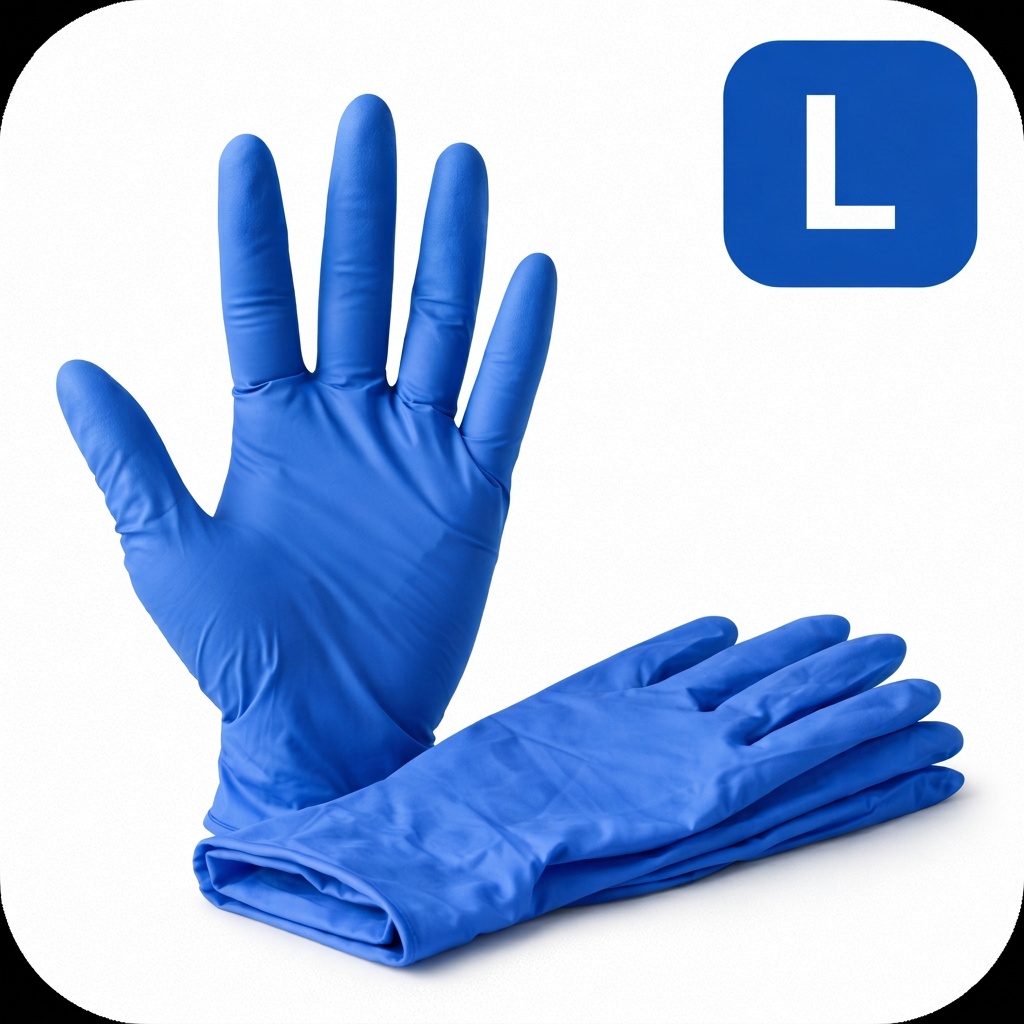 Blue Nitrile Gloves Large – Case of 1000