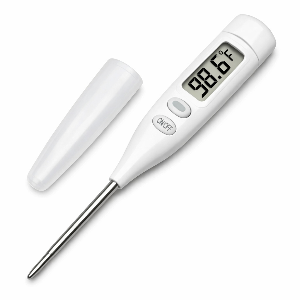 White Digital Pocket Thermometer – Each